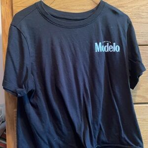 ModelCo Black Cotton T-Shirt